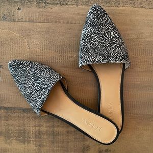 Jcrew pointed mules slides